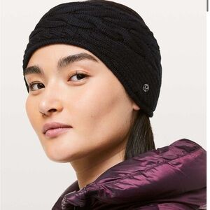 Lululemon show me the sherpa black earwarmer NWT
